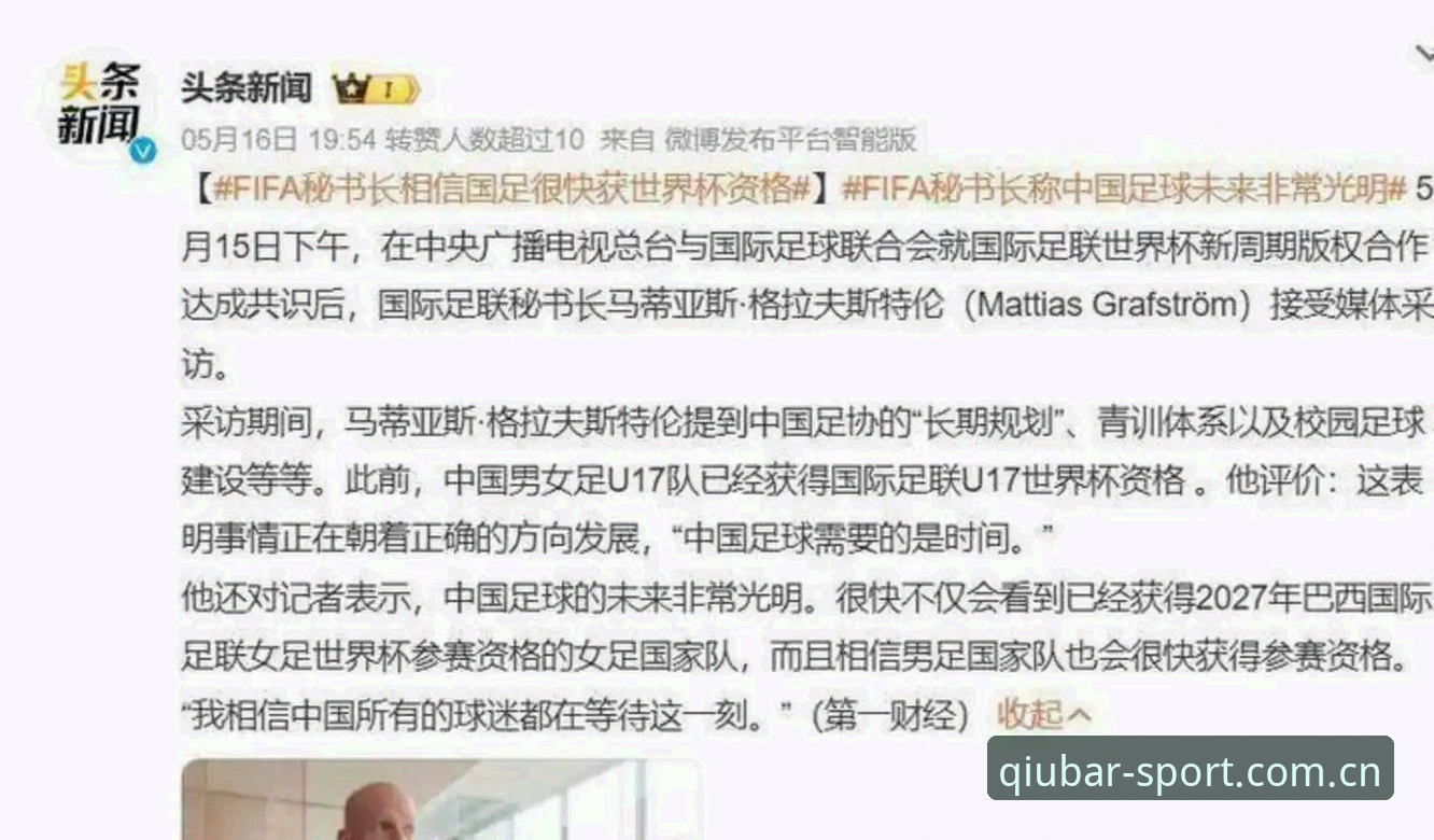 谈球吧体育账号 2030世界杯扩军至66队的实用知识:对中国足球的深远影响